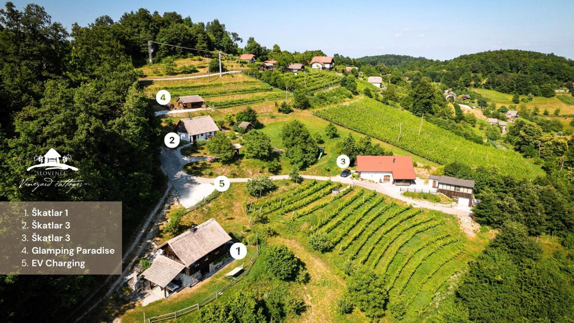 Vineyard Cottage Skatlar Otočec Esterno foto